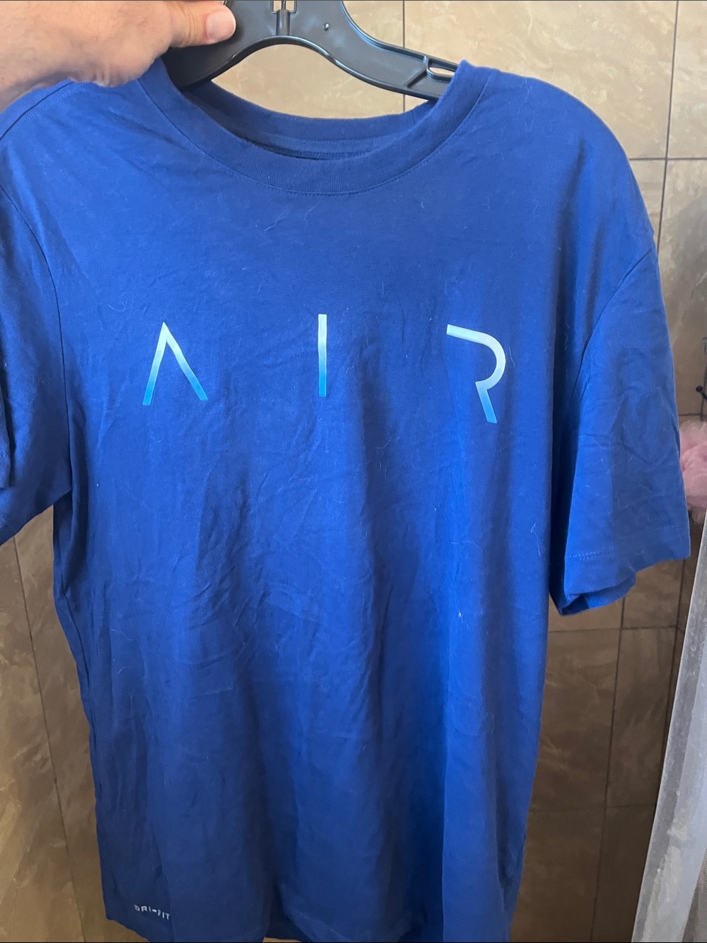 Jordan Navy Blue T‑Shirt with Jumpman Logo